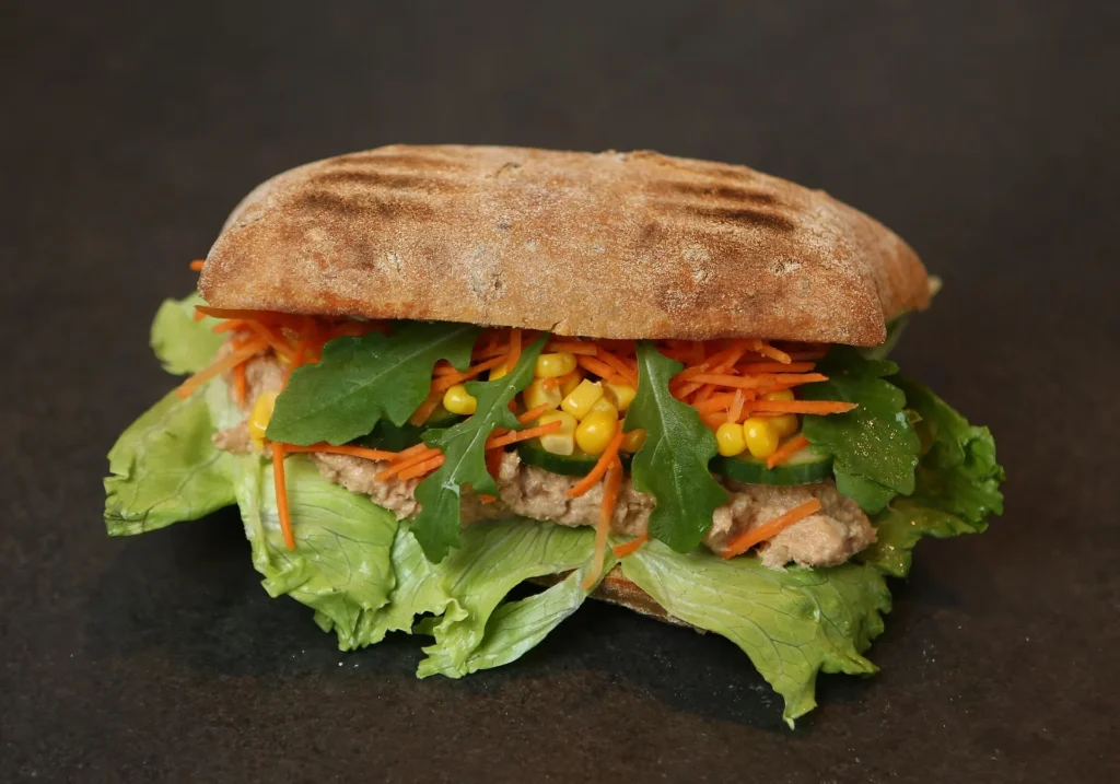 sdw 1580348 1920 London tuna sweetcorn sandwich filled with creamy tuna, sweet corn, and soft bread