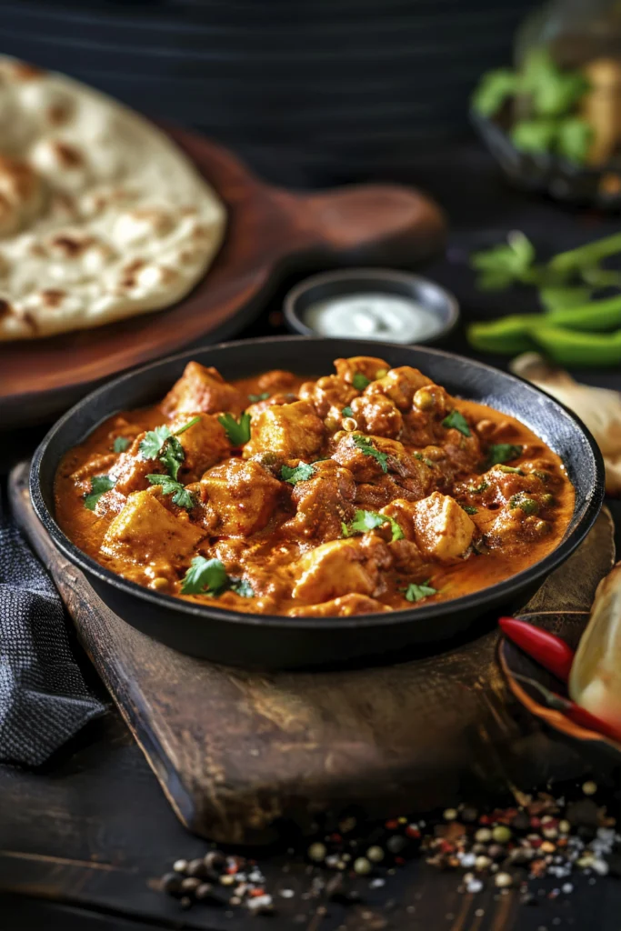 Authentic British Chicken Tikka Masala in a Creamy Tomato Sauce